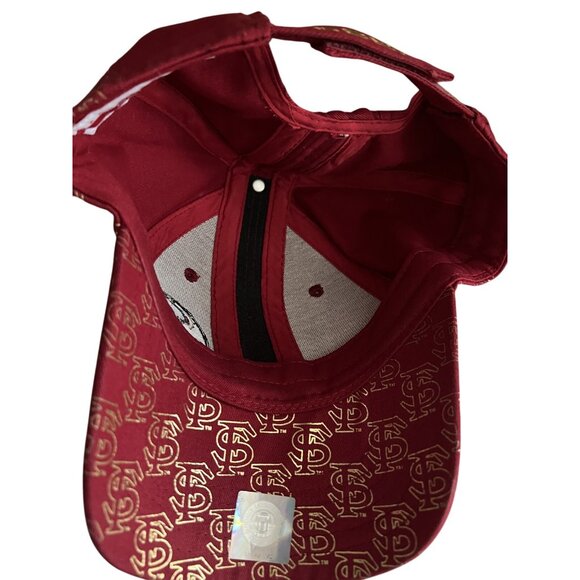 Florida State Seminoles Hat Cap Strap Back GOLD RED NCAA Football FSU Campuswear - Picture 4 of 7